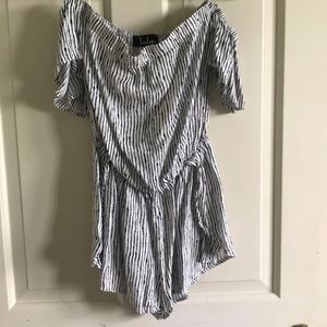 Off the shoulder romper